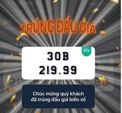DANH SÁCH BIỂN SỐ ĐÃ TRÚNG ĐẤU GIÁ 20 - Bá Phát